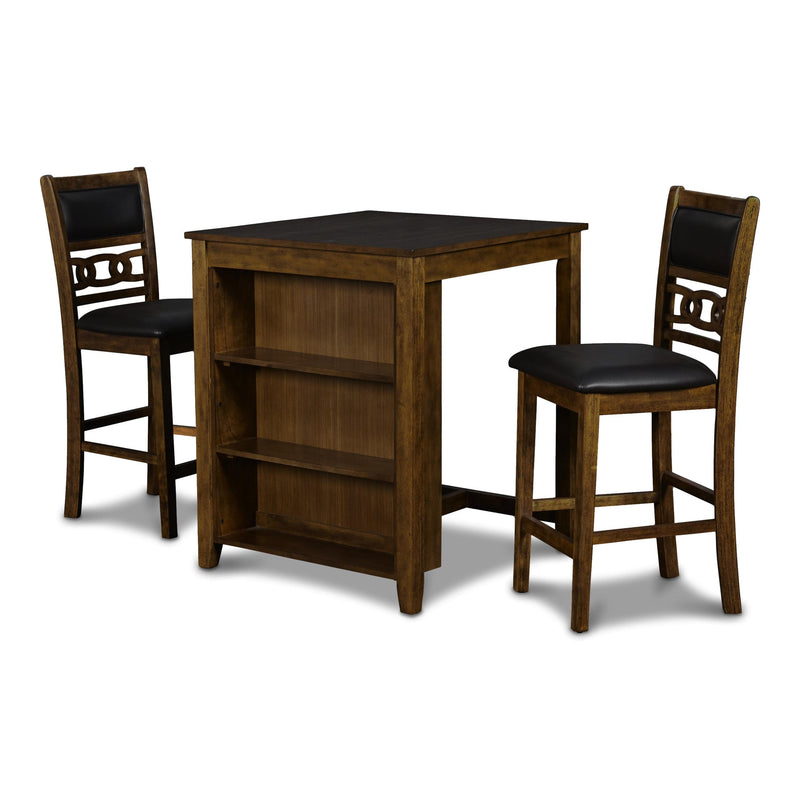 C.A. Munro Limited Mia 3 pc Counter Height Dinette NCD1701-32S-BRN IMAGE 1