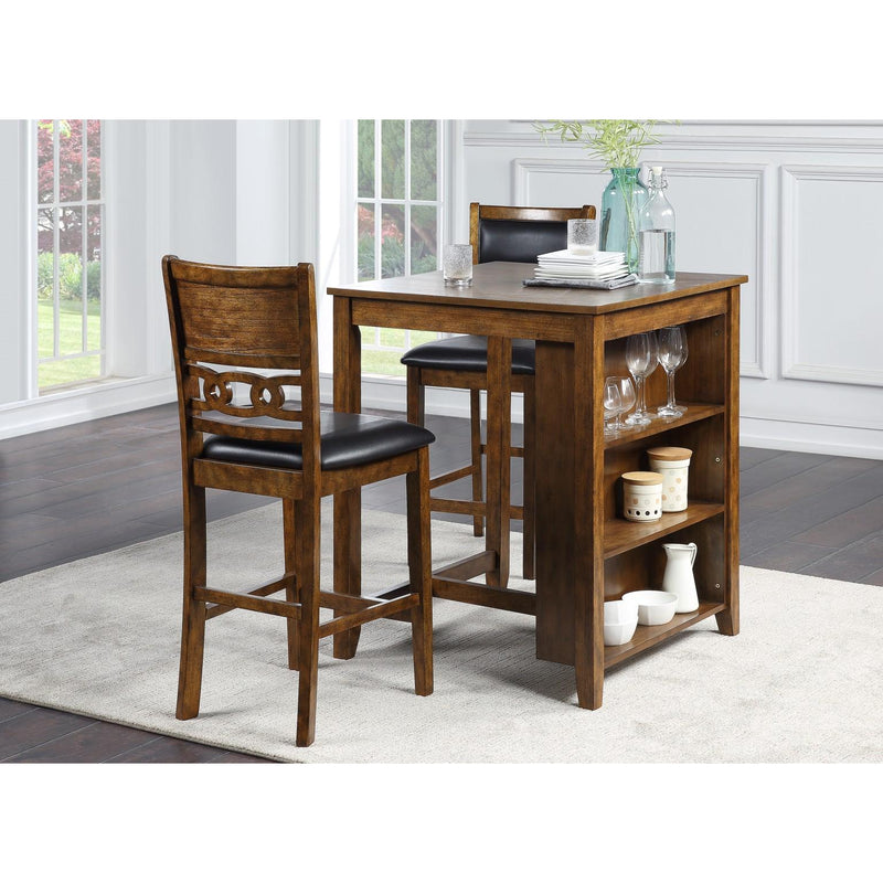 C.A. Munro Limited Mia 3 pc Counter Height Dinette NCD1701-32S-BRN IMAGE 9