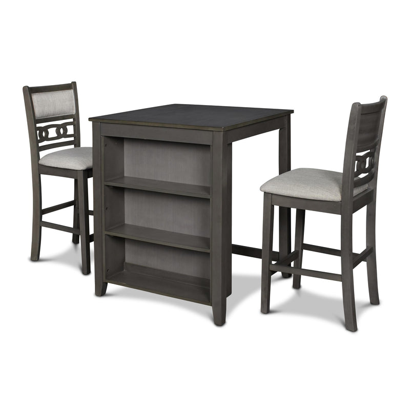 C.A. Munro Limited Mia 3 pc Counter Height Dinette NCD1701-32S-GY IMAGE 1