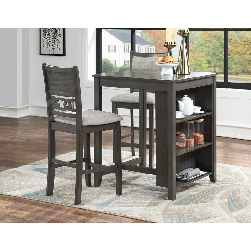 C.A. Munro Limited Mia 3 pc Counter Height Dinette NCD1701-32S-GY IMAGE 6